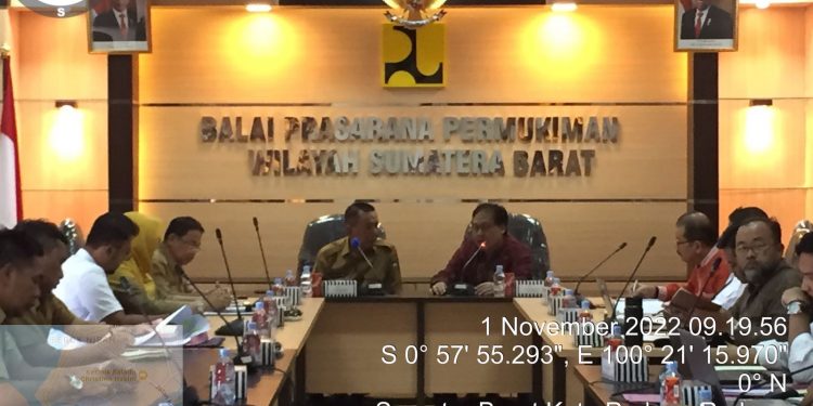 Bupati Rusma Yul Anwar Temui Kepala Balai Prasarana Permukiman Wilayah Sumbar Soal Pengembangan Pasar Painan