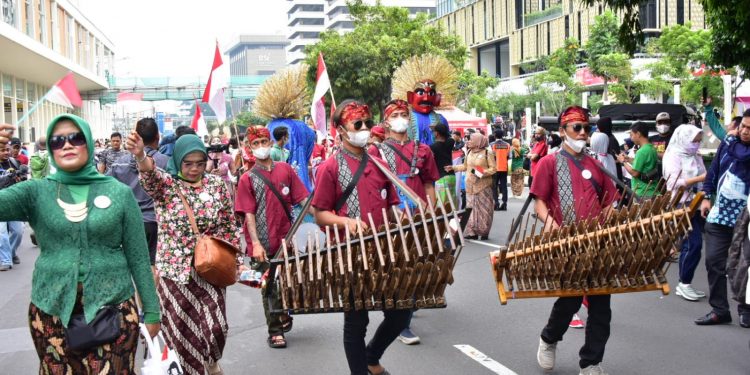 BNPT RI Pecahkan Rekor Muri pada Gelaran Parade Budaya Nusantara