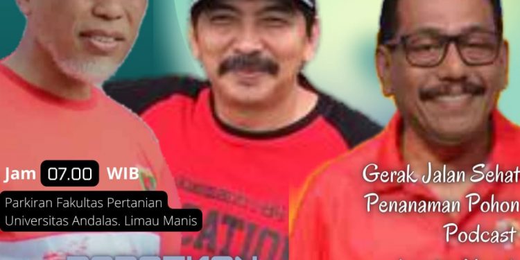 Ayook Ikuti Walk and Fun Serta Penanaman Seribu Batang Pohon Dies Natalis Faperta Unand ke-68