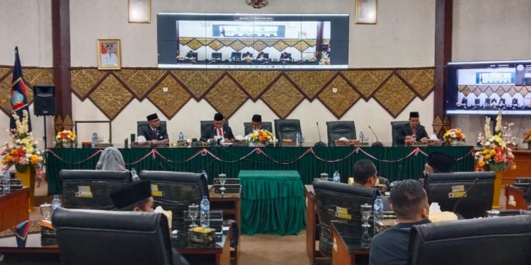 DPRD Kota Padang Rapat Paripurna Propemperda Tahun 2023