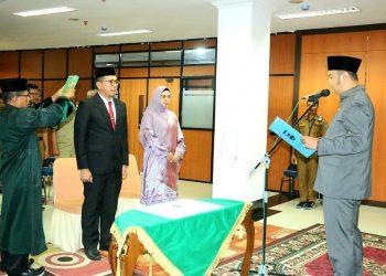 Bupati Benny Lantik Sekda Kabupaten Sijunjung
