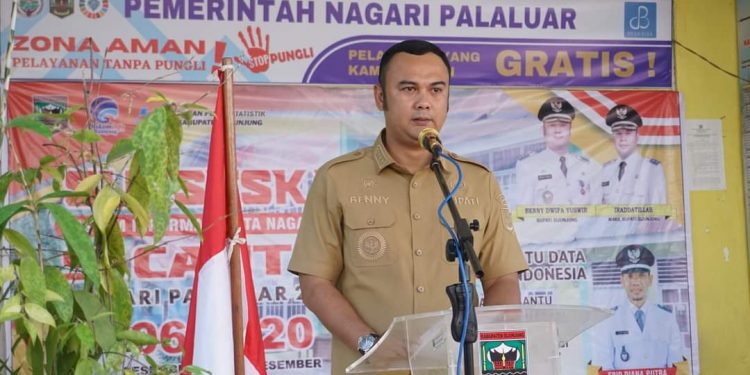 Bupati Sijunjung Lepas Petugas Pencacahan Sicantik