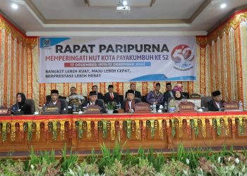 Rapat Paripurna HUT Kota Payakumbuh Ke 52, Ini Harapan Ketua DPRD Hamdi Agus