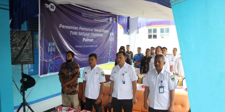 Pemancar TV Digital TVRI Satuan Transmisi Painan Diresmikan