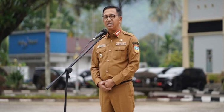 Apel Perdana Tahun 2023, Bupati Khairunas Bangkitkan Lagi Semangat Perubahan Solok Selatan
