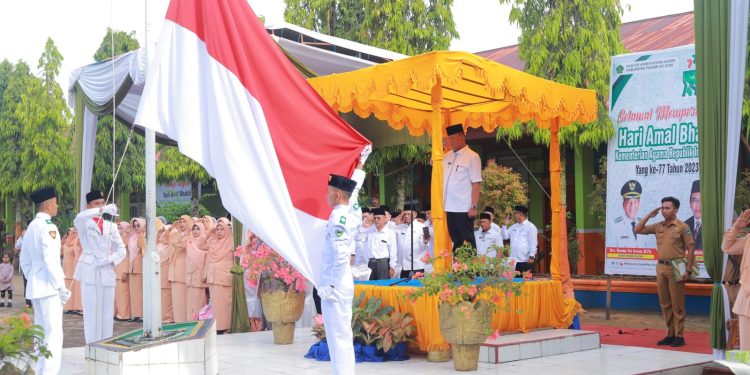 Bupati Pesisir Selatan Pimpin Upacara Peringatan HAB Ke 77 Tahun 2023